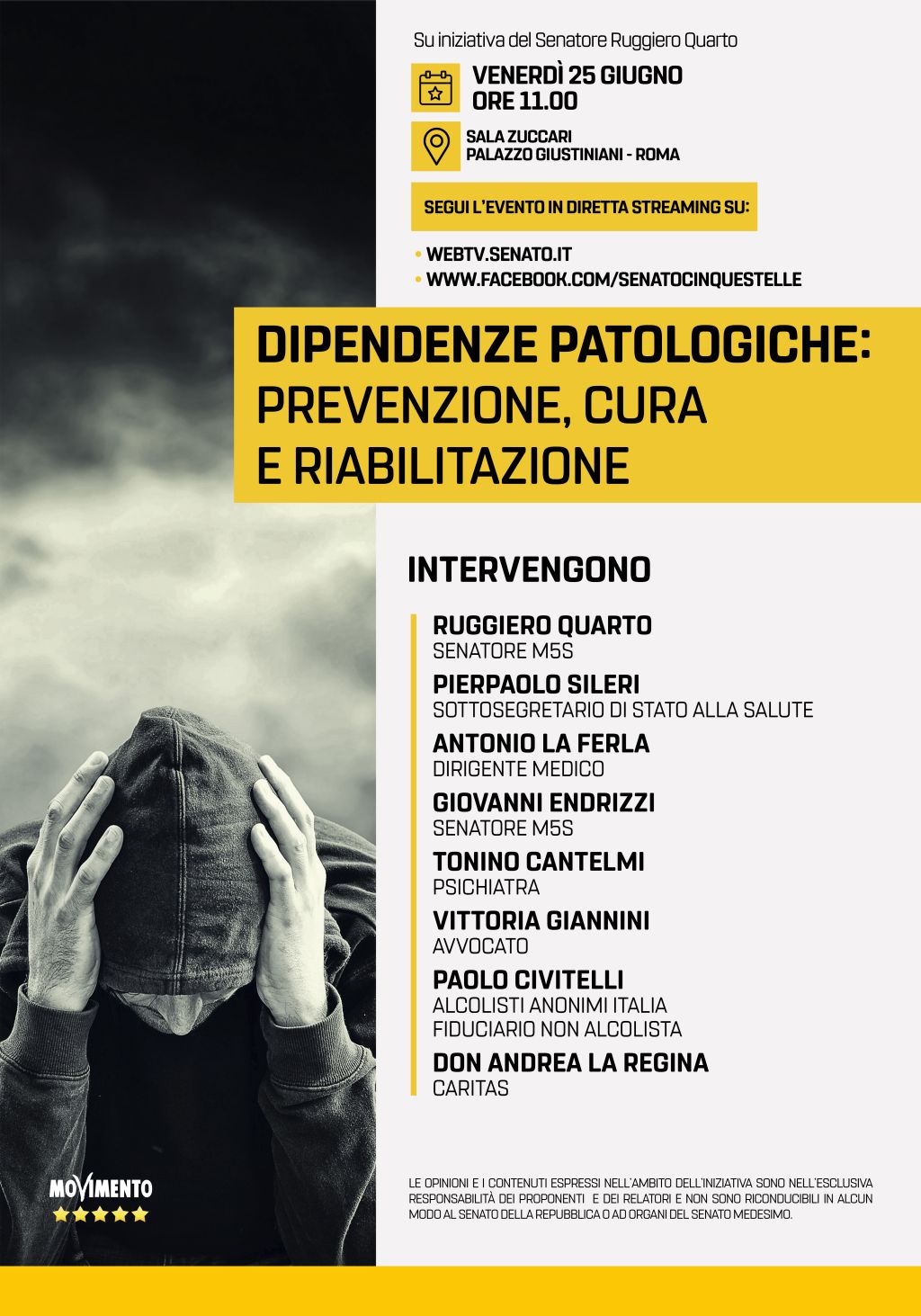 DIPENDENZE PATOLOGICHE: PREVENZIONE, CURA E RIABILITAZIONE